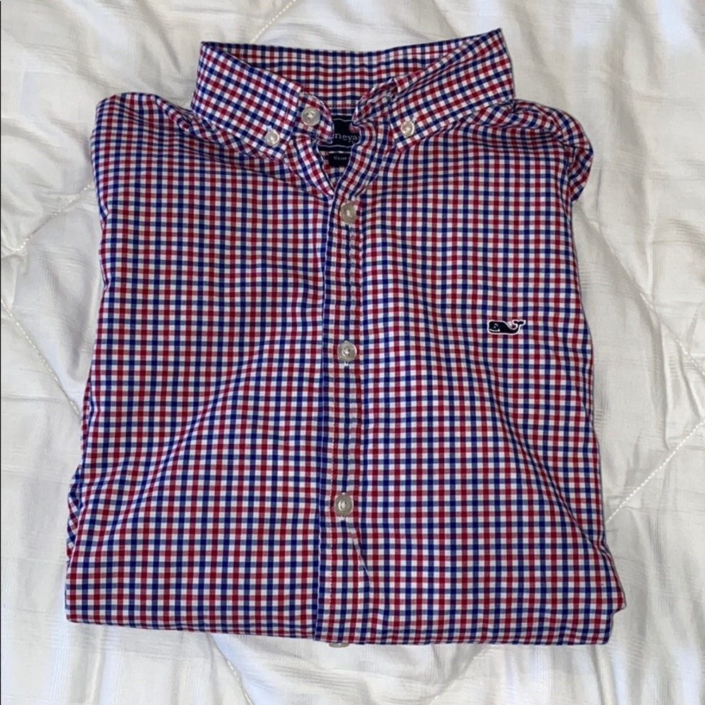 Vineyard Vines Slim Fit Button Up Shirt Men’s XS